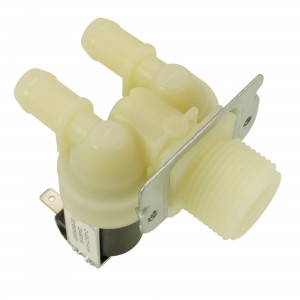 Zweifache Elektroventil Waschmaschine 180° 230V Ø14mm UNIVERSAL