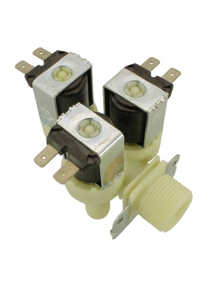 W. M. 3-ways solenoid valve  90° 230V Ø14mm UNIVERSAL