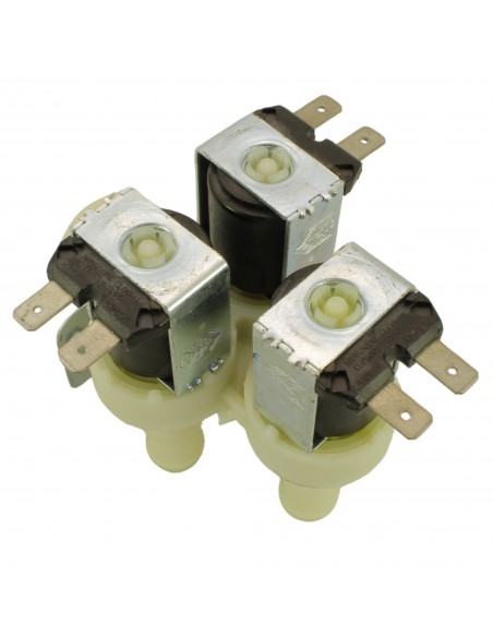 Dreifache Elektroventil Waschmaschine 90° 230V Ø14mm UNIVERSAL