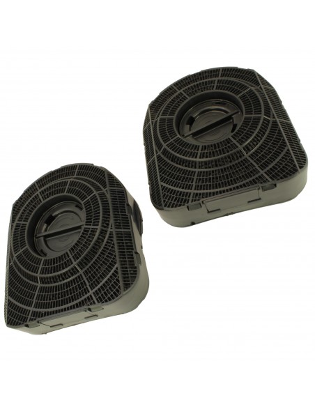 Kit 2pcs filtres charbon hotte Type 200 D200 ELICA WHRILPOOL 481281718522 50290648000 C00090813