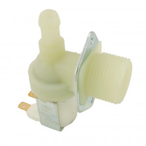 Einfache Elektroventil Waschmaschine 90° 230V Ø12mm UNIVERSAL