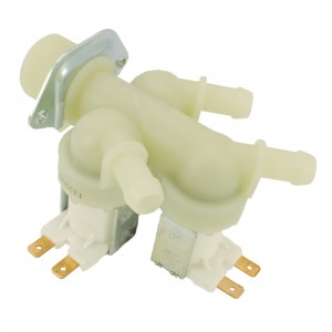Electroválvula 3 vías lavadora 180° 230V Ø12mm BRANDT 55X8397
