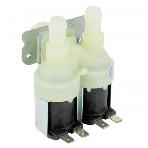 Zweifache Elektroventil Waschm. 90° 230V Ø12mm INVENSYS UNIVERSA