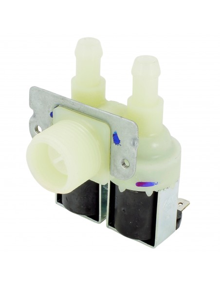 Electroválvula 2 vías lavadora 90° 230V Ø12mm INVENSYS UNIVERSAL
