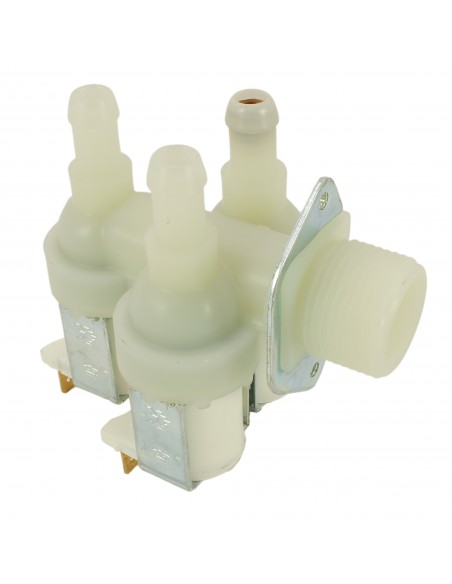 Elettrovalvola Lavatrice 3 vie 90° 230V Ø12mm  con rid. Miele 1678013