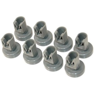 Kit 8pcs roulette panier lave-vaisselle original ELX 50286967000 50269970005