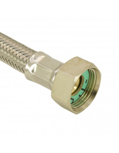 Tubo inox salida agua lavadora 1,50m Ø12x17 3/4F-3/4F UNIVERSAL Tubo inox salida agua lavadora 1,50m Ø12x17 3/4F-3/4F UNIVERSAL