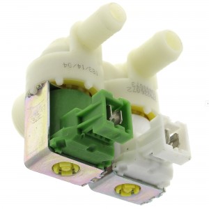 Zweifache Elektroventil Waschmaschine 180° 230V Ø15-10mm ELX 3792260725 124947100 1249471051 2