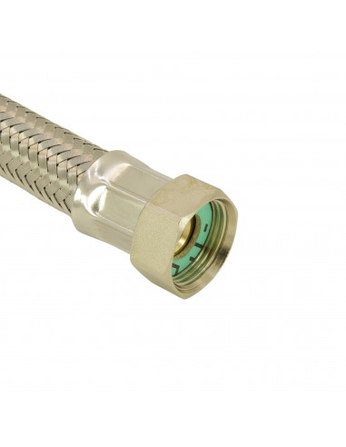 Tubo carico Lavatrice inox 3,00m Ø12x17 1/2F-3/4F 90° Un Tubo carico Lavatrice inox 3,00m Ø12x17 1/2F-3/4F 90° Un