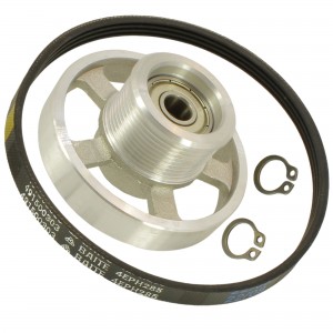 Kit 2pcs dryer pulley and belt  original BEKO 492204404