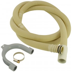 Ablaufschlauch gerade Waschmaschine 2,27m 22-27mm BAUKNECHT WHI 481953028534