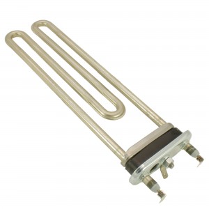 Resistencia lavadora 2050W 230V 2fusibles agujero niquelada WHI. 481010496465 2