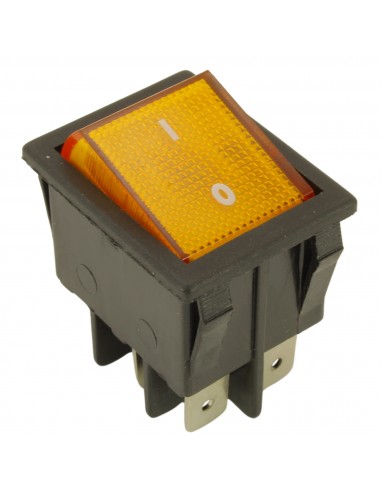 Small appliances yellow switch 22X30mm UNIVERSAL