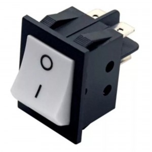 Interrupteur bipolaire 16A 250V 2 contacts 22x30mm UNIVERSEL