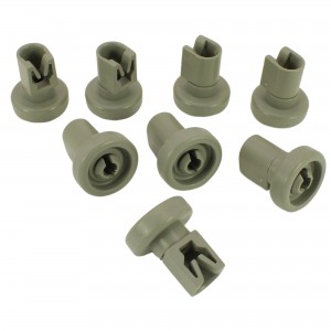 Kit 8pcs dishwasher basket wheels alternative ELX 50269970005