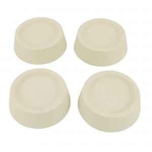 Kit 4 pieds anti-vibrations en caoutchouc pour lave-linge univer
