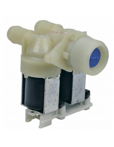 Zweifache Elektroventil Waschmaschine 180° Indesit 480111100199 Zweifache Elektroventil Waschmaschine 180° Indesit 480111100199