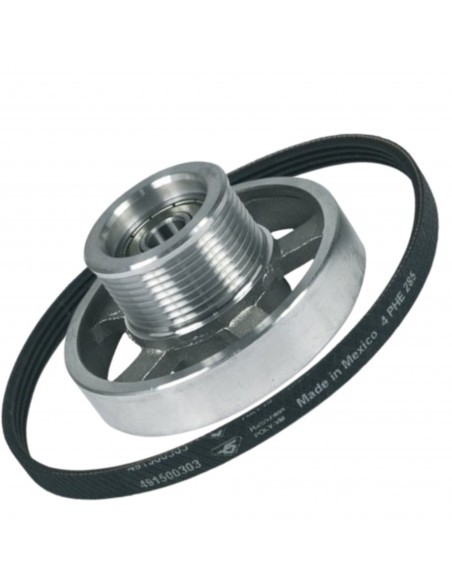 Kit 2pcs dryer pulley and belt  original BEKO 492204401