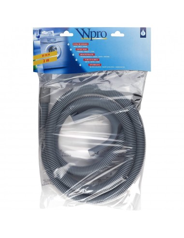 Tubo desague lavadora con codo 2,00m ø19-22mm orig. WHIRLPOOL 481281728078 Tubo desague lavadora con codo 2,00m ø19-22mm orig. WHIRLPOOL 481281728078