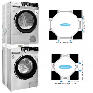 Kit universal para apilar lavadoras y secadoras 2